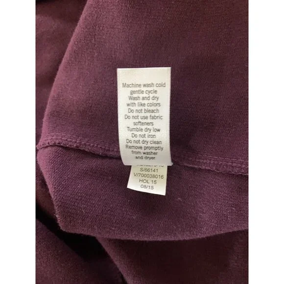 ATHLETA Sentry Hoodie Sweatshirt Medium Top California Plum Activewear 9498 - Picture 12 of 12